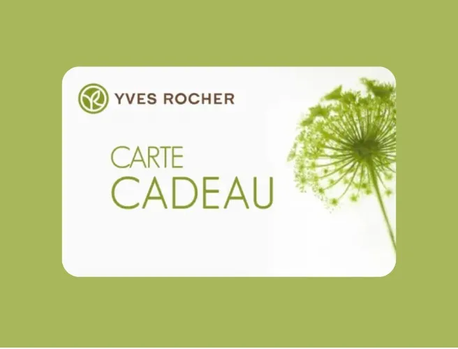 Carte cadeau Yves Rocher