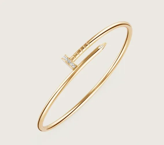 Juste un Clou bracelet, small model, diamonds