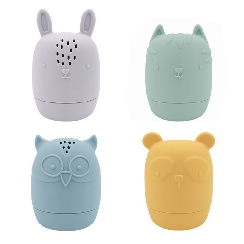 Playground Silicone 4 Pack Bath Buddies