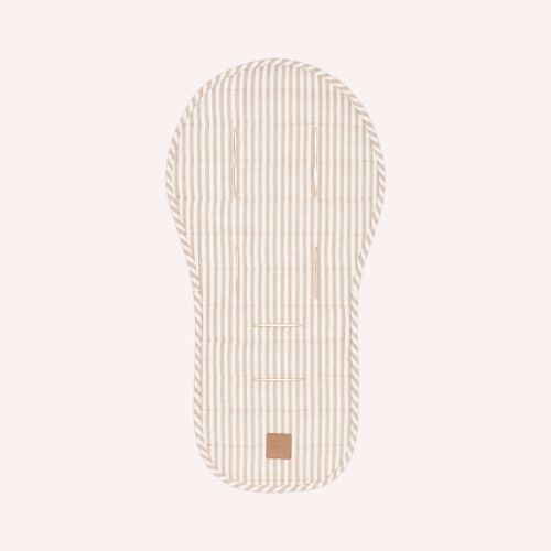 Universal Linen Pram Liner - Stripe | Stripe