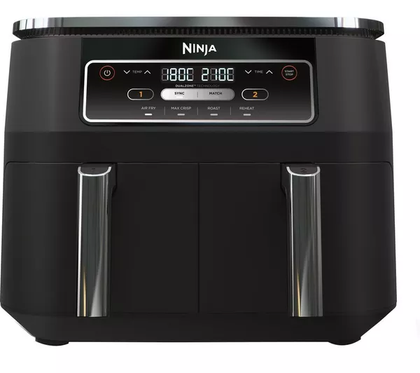 NINJA Foodi 4-in-1 Dual Zone AF200UK Air Fryer - Black