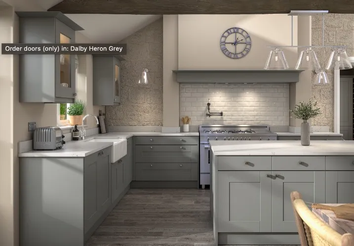 Dalby Heron Grey Kitchens - Buy Dalby Heron Grey Kitchen Units at Trade Prices