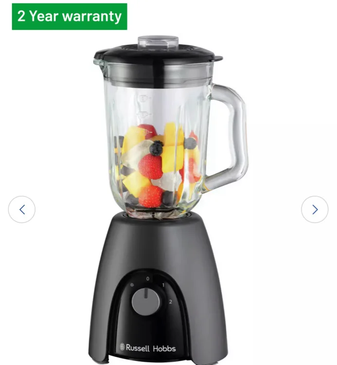 Buy Russell Hobbs Desire Charcoal 1.5L Glass Jug Blender 27121 | Blenders and smoothie makers | Argos