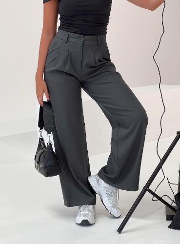 Archer Pants Slate Petite | US 0 / Slate
