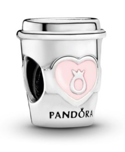 Sterling Silver Take a Break Coffee Cup Charm