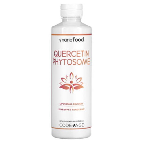 Codeage, Quercetin Phytosome, Pineapple Tangerine, 15.22 fl oz (450 ml)