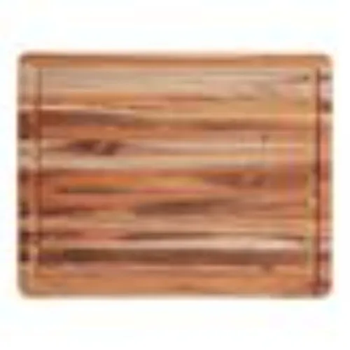 Teakhaus Large Edge Grain Wood Trencher Cutting Board - World Market