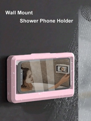 shower phone holder