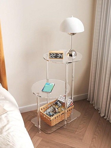 clear end table