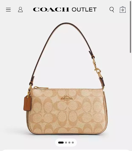 COACH® Outlet | Nolita 19 In Blocked Signature Canvas