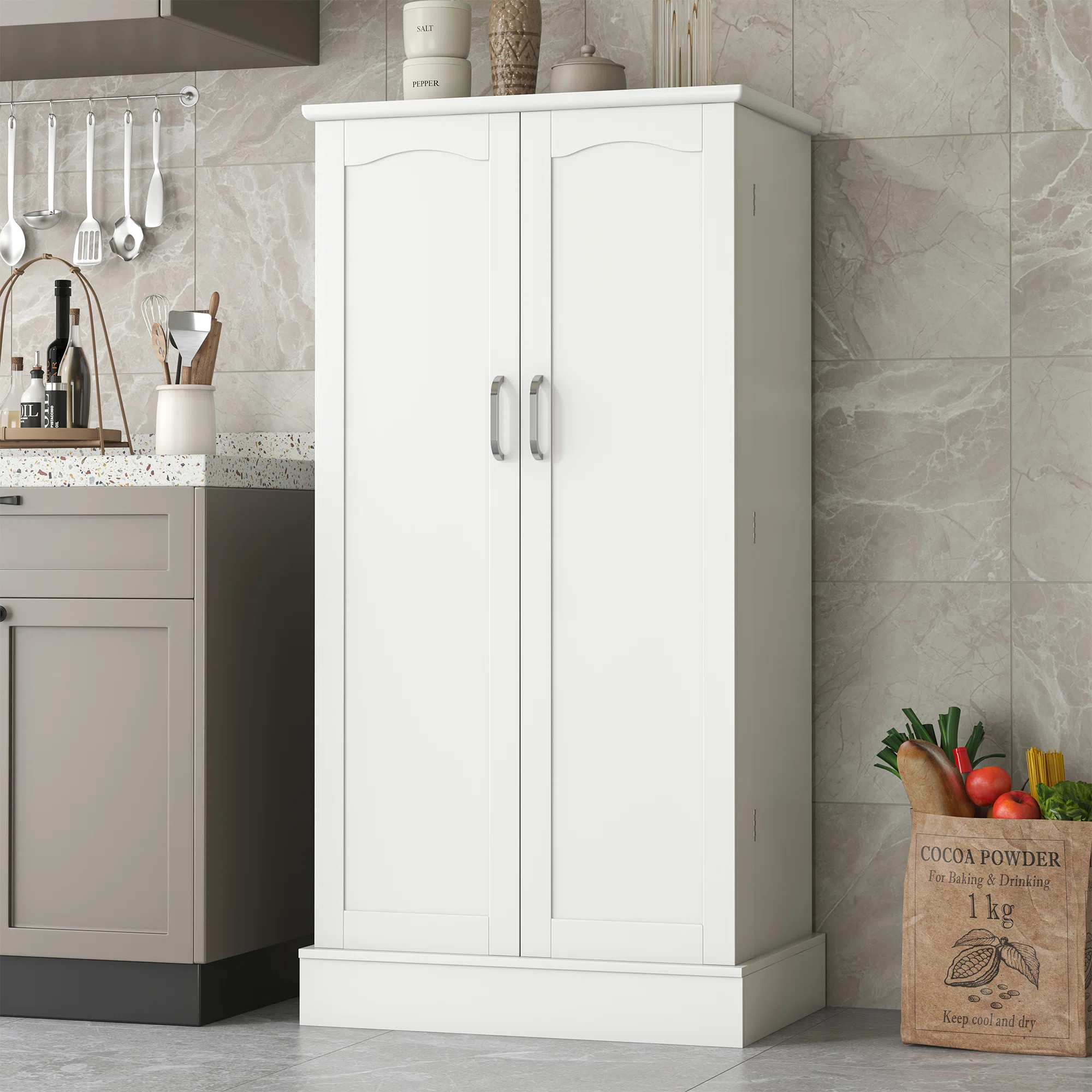 Red Barrel Studio Malarie 47" Kitchen Pantry & Reviews - Wayfair Canada