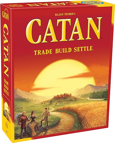Catan Board Game (Base Game) | Family Board Game | Board Game for Adults and Family | Adventure Board Game | Ages 10+ | for 3 to 4 Players | Average Playtime 60 Minutes | Made by Catan Studio - a. Base Game