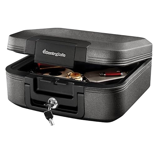 SentrySafe Fire Safe, Waterproof Fire Resistant Chest, 0.28 Cubic Feet, Medium, CHW20221