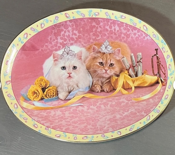 Vintage Danbury Mint “Prima Ballerinas” by Richard Stack Collectible Cat Plates