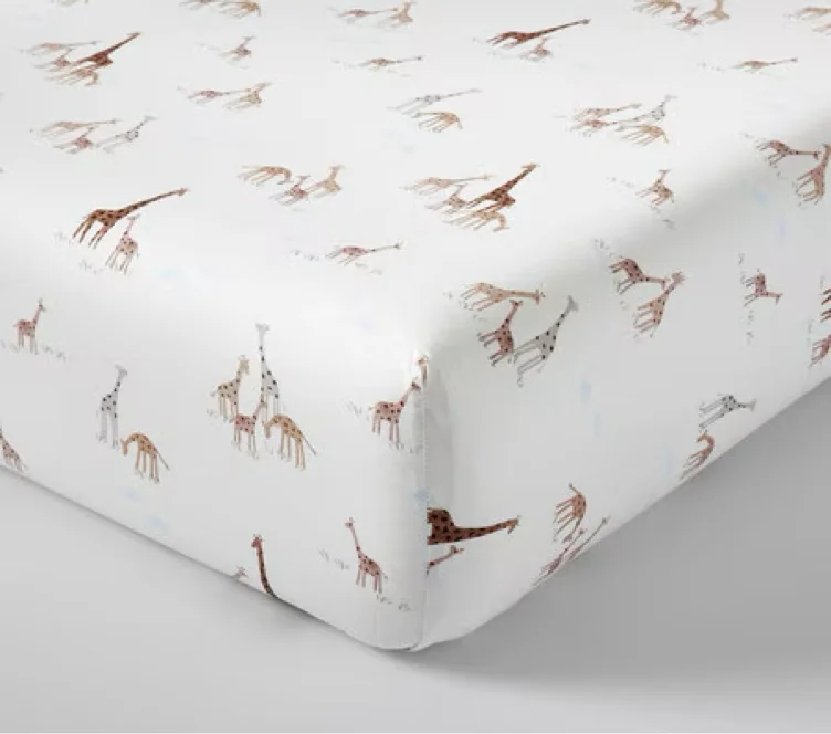 Goldie Giraffe Cot Fitted Sheet