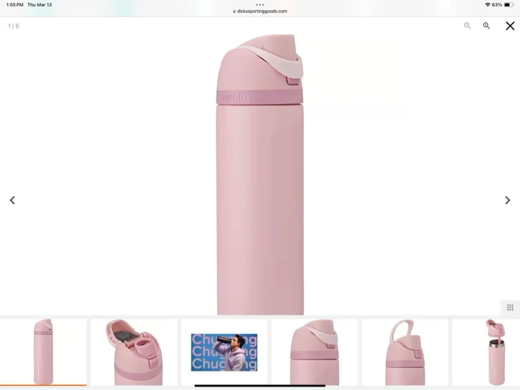 Owala 24 oz. FreeSip Stainless Steel Water Bottle