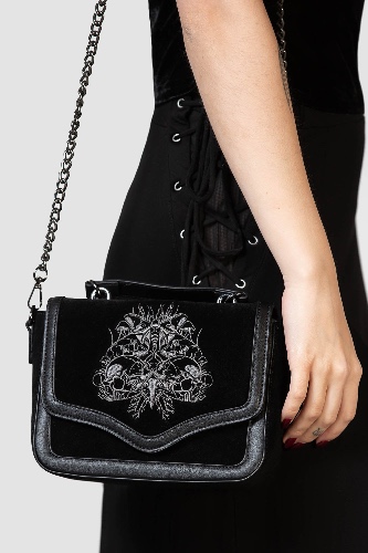 All Things Decay Shoulder Bag | One Size / Black / 100% Polyurethane