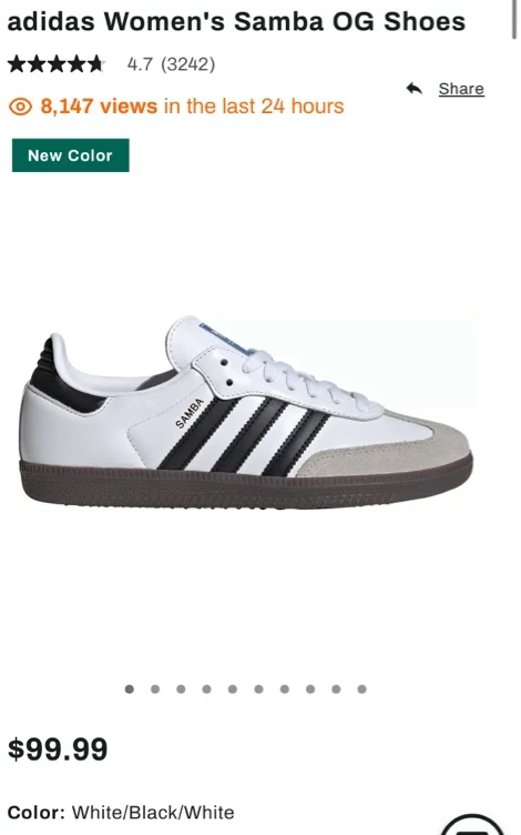 adidas Women's Samba OG Shoes