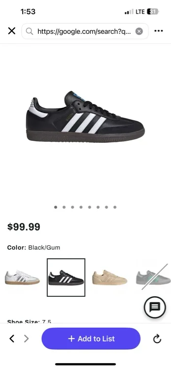 adidas Women's Samba OG Shoes