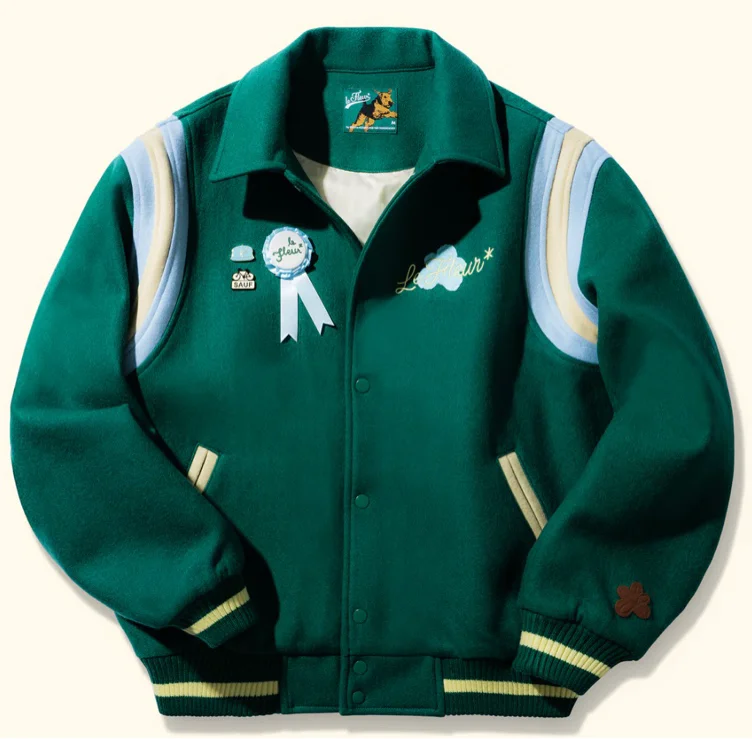 PETALERS VARSITY JACKET GREEN