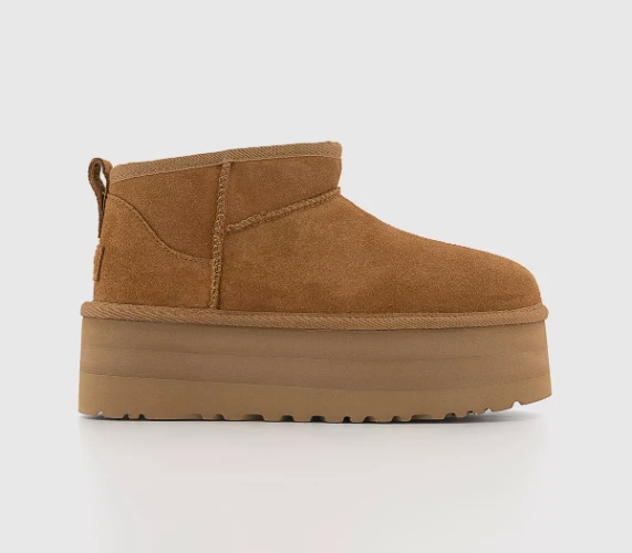UGG Classic Ultra Mini Platform Boots Chestnut - Women's Boots