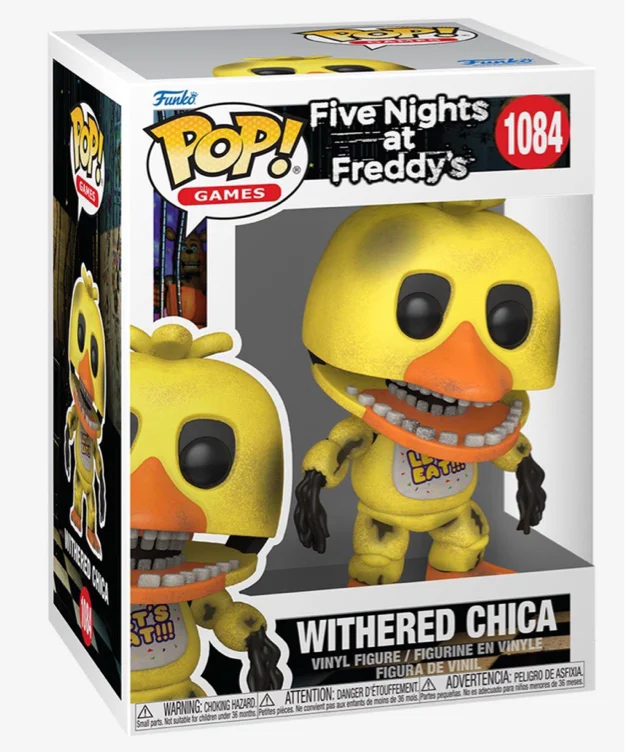 Withered Chica funko pop