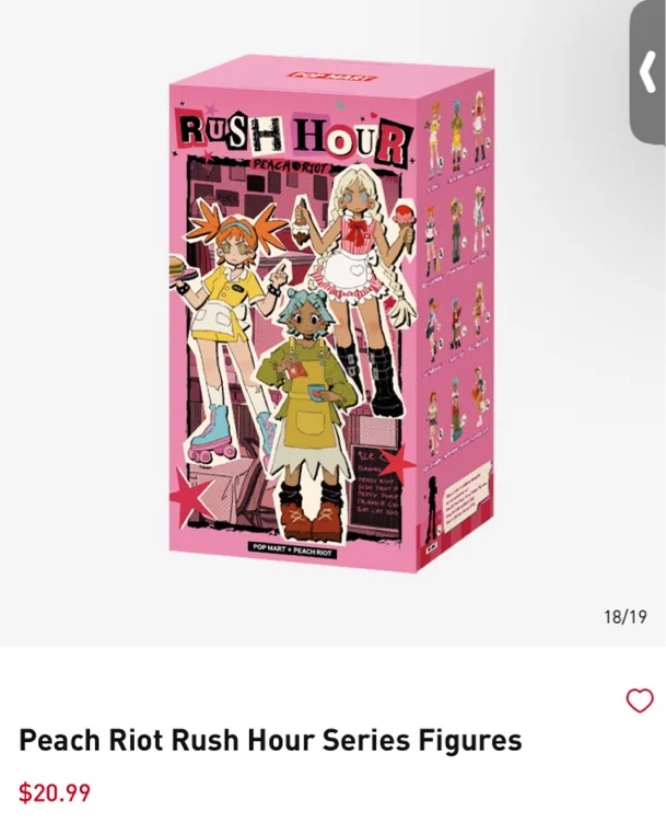 Peach Riot Rush Hour Series Figures-POP MART(United States)