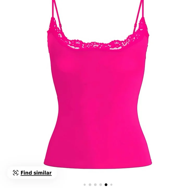 Starrylion Padded Lace Cami Top Double Lined Sexy Tank Top Spaghetti - TikTok Shop