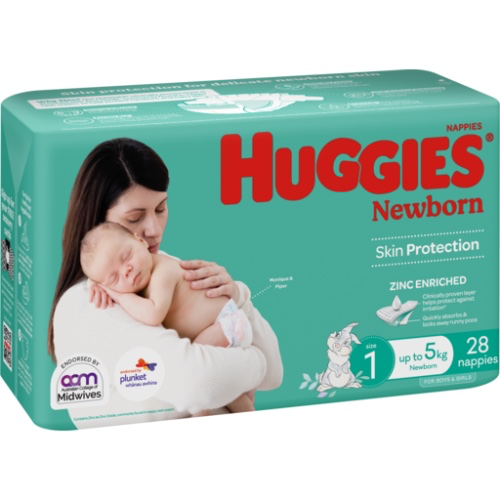 Huggies Newborn Nappies (Any size)