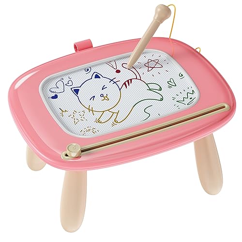 Toys for 1 2 Year Old Girl, Toddler Girl Toys and Gift, Magnetic Drawing Board for Early Learning, Birthday Gift/New Year Gift for Baby Girls Boys, Doodle Board Kids Toys for Toddlers 1-3(Pink) - Pink