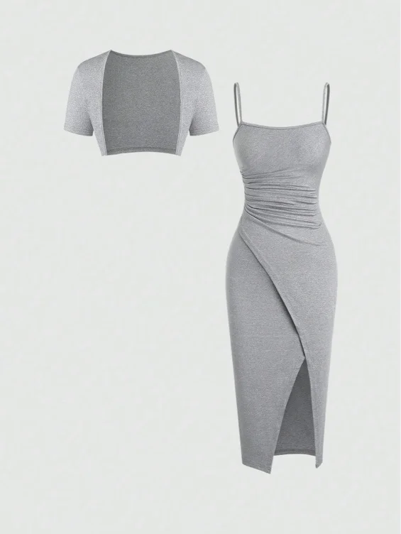 SHEIN dress and cover set 
