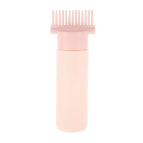 Unique Bargains Durable Root Comb Applicator Bottle Pink 1 Pc