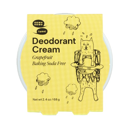 Deodorant Cream | Grapefruit Baking Soda Free / Full Size (2.4 oz)