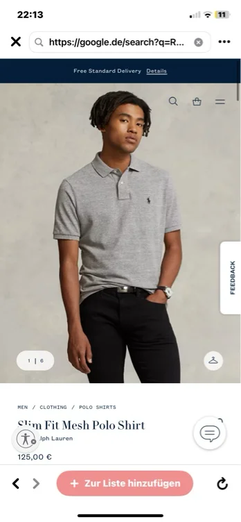 Slim-Fit Poloshirt aus Piqué