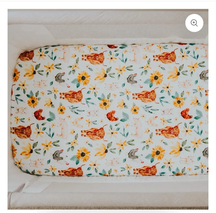Waterproof Regular Bassinet Sheet - Homestead