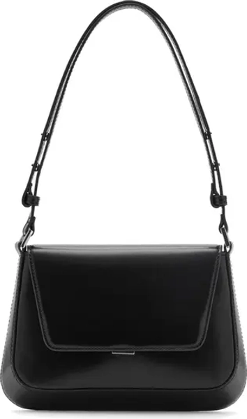 Faux Leather Shoulder Bag