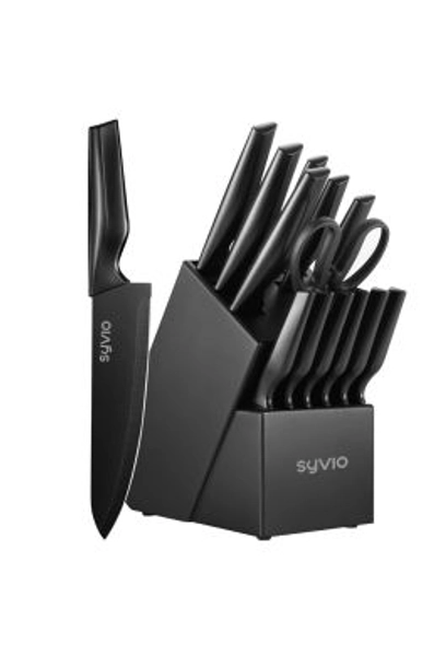 Syvio 14 -in- 1 Knife Set for Kitchen with Block