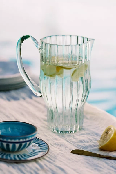 The Mediterranean Dish Glass Pitcher