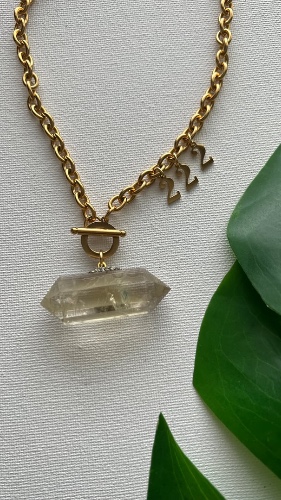 MY ROCK • Citrine Angel Number Necklace