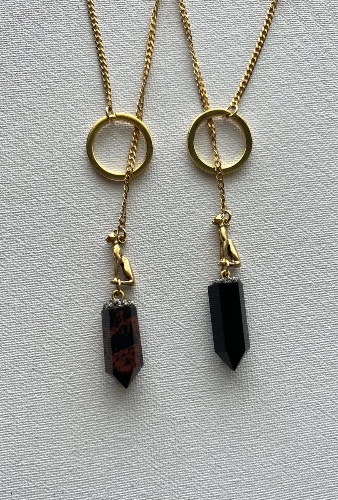 ANEW IV • Crystal Lariat Necklace