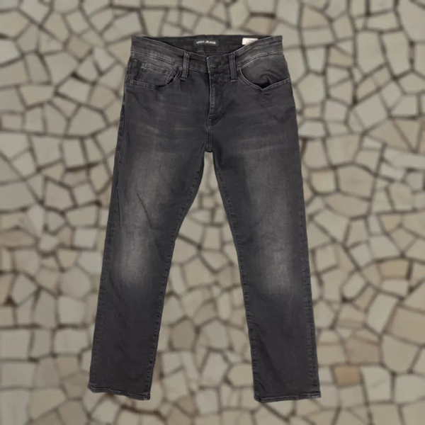 Mavi Jeans Men's 30x30 Charcoal Zach Straight Leg Denim Pants Blue Regular Mens