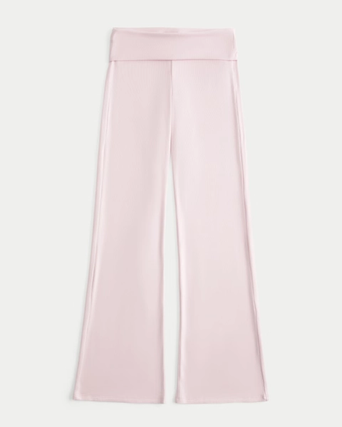 Cozy Knit Foldover Waist Sleep Pants