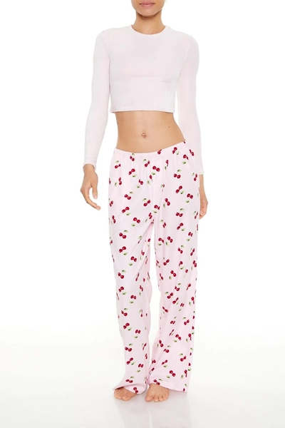 Cherry Print Pajama Pants | Forever 21