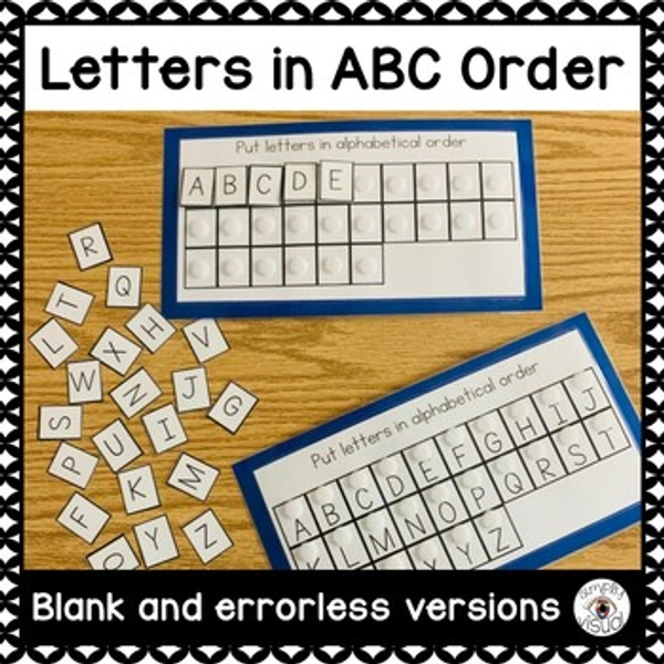 Letters in ABC Order