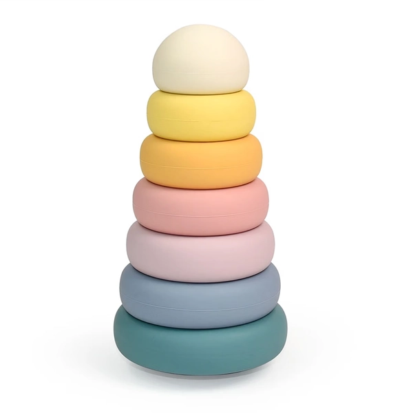 Little Rawr Silicone Wobble Stacker Multi