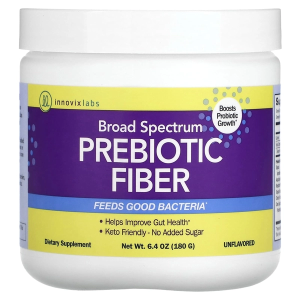 InnovixLabs Fibra prebiótica de amplio espectro, sin sabor, 6,4 oz (180 gramos)