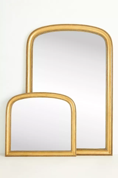 The Gleaming Louie Beaded Arched Mirror
