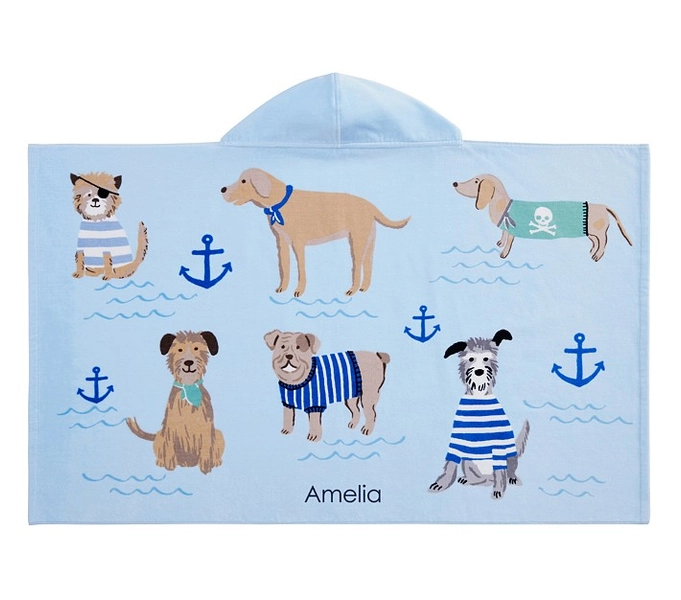 Salty Dog Beach Hooded Towel (Kids)