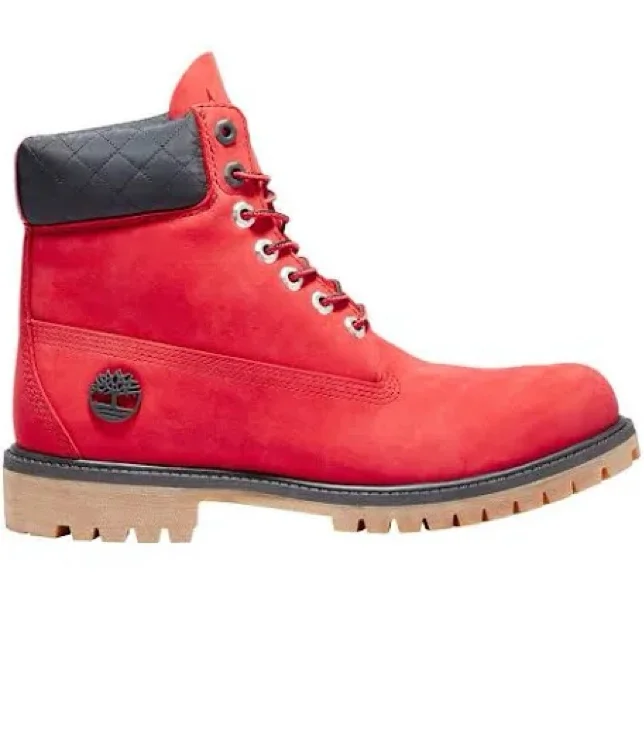 Timberland 6" Premium Boot Chicago Bulls Red