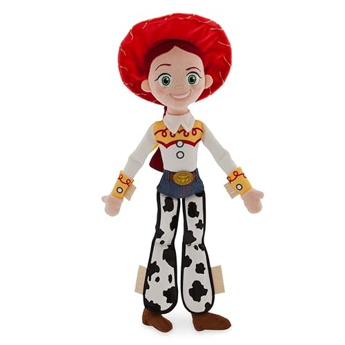 DISNEY STORE Official Toy Story Plush, Jessie, Iconic Cuddly Toy Character with Embroidered Eyes and Soft Plush Features, Suitable for All Ages - Jessie